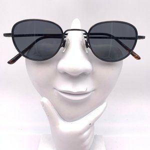 ESCHENBACH METAL GUNMETAL OVAL SUNGLASSES FRAMES